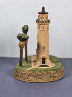 Vintage The Danbury Mint 1993 POINT VICENTE LIGHTHOUSE Sculpture