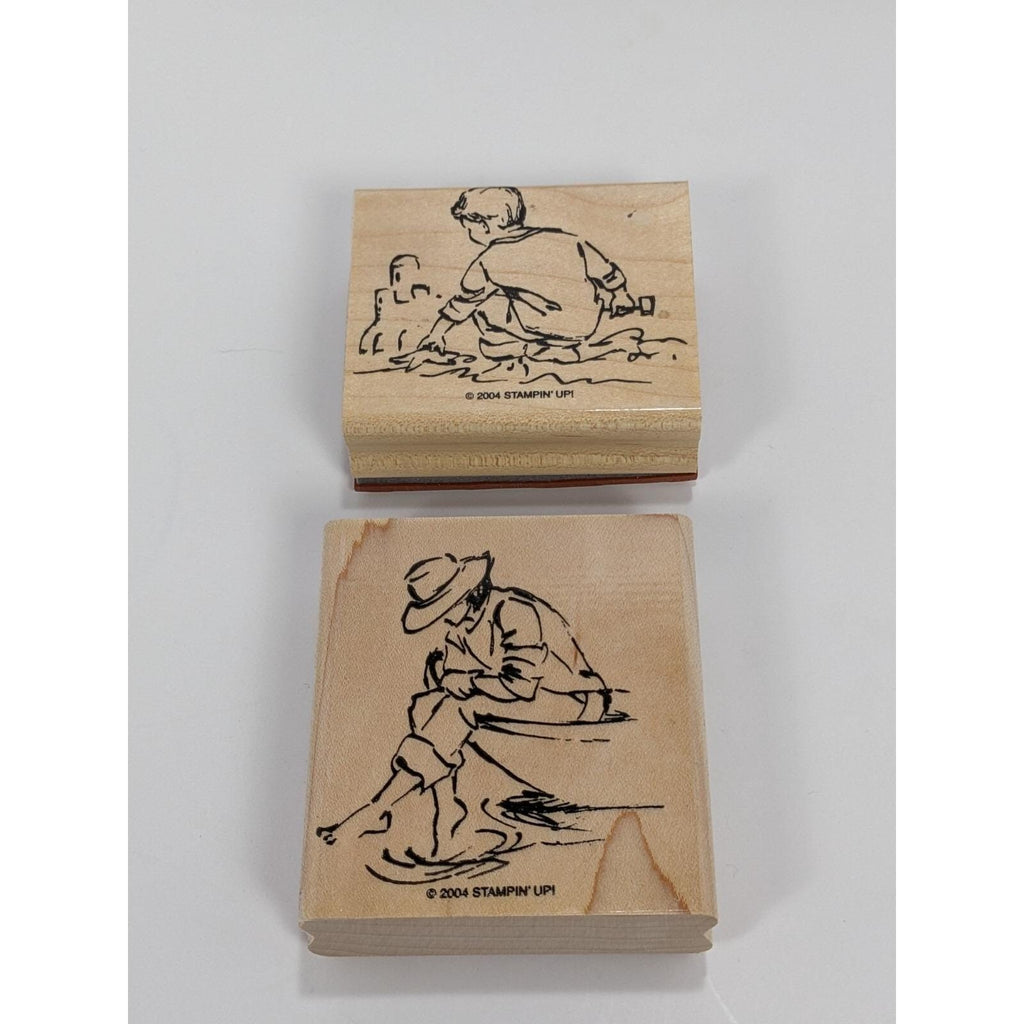Stampin Up Summer By The Sea Stamp Set 2004 Retired Set of 6