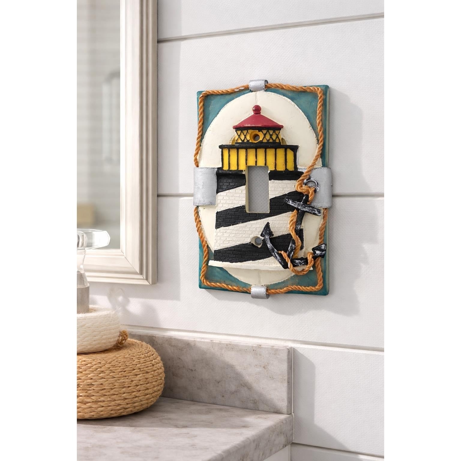 Vintage Lighthouse Light Switch Cover Coastal Nautical Decor