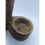 Vintage Wooden Salt & Pepper Holder Rustic Farmhouse Kitchen Stand
