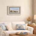 Framed Coastal Lighthouse Print End of Summer Lena Dennis Beach Art