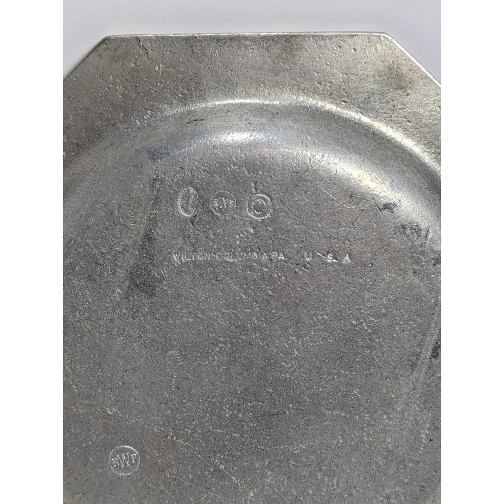 Wilton Columbia Pewter Mardi Gras 1975 Plate 6.5 Inch