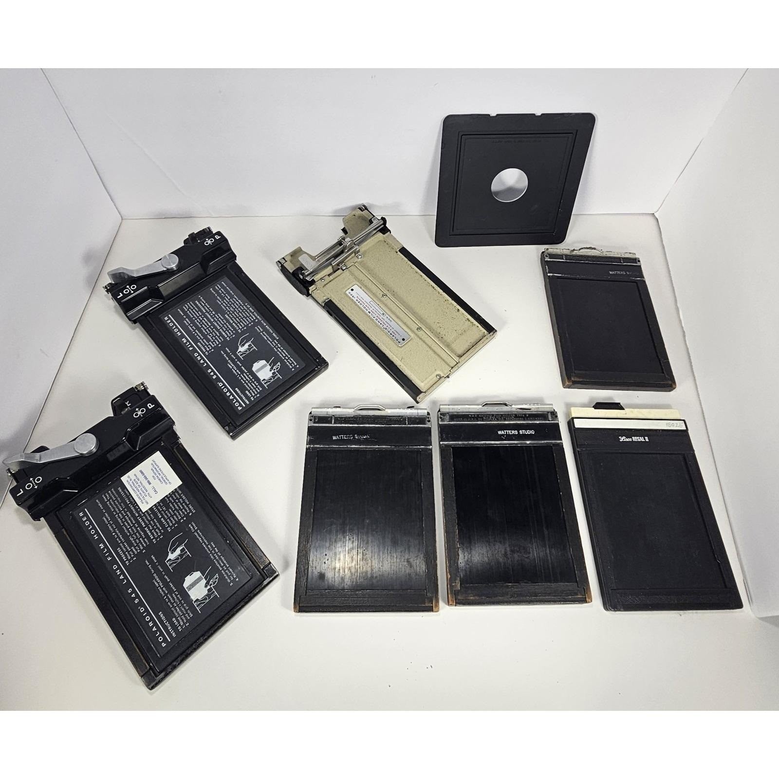 Calumet 4x5 Monorail View Camera w Film Holders & Lens Board