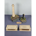 Harbour Lights Panama Canal Lighthouse Set of 2 Limited Edition