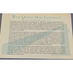 Vintage Danbury Mint West Quoddy Head Lighthouse Figurine