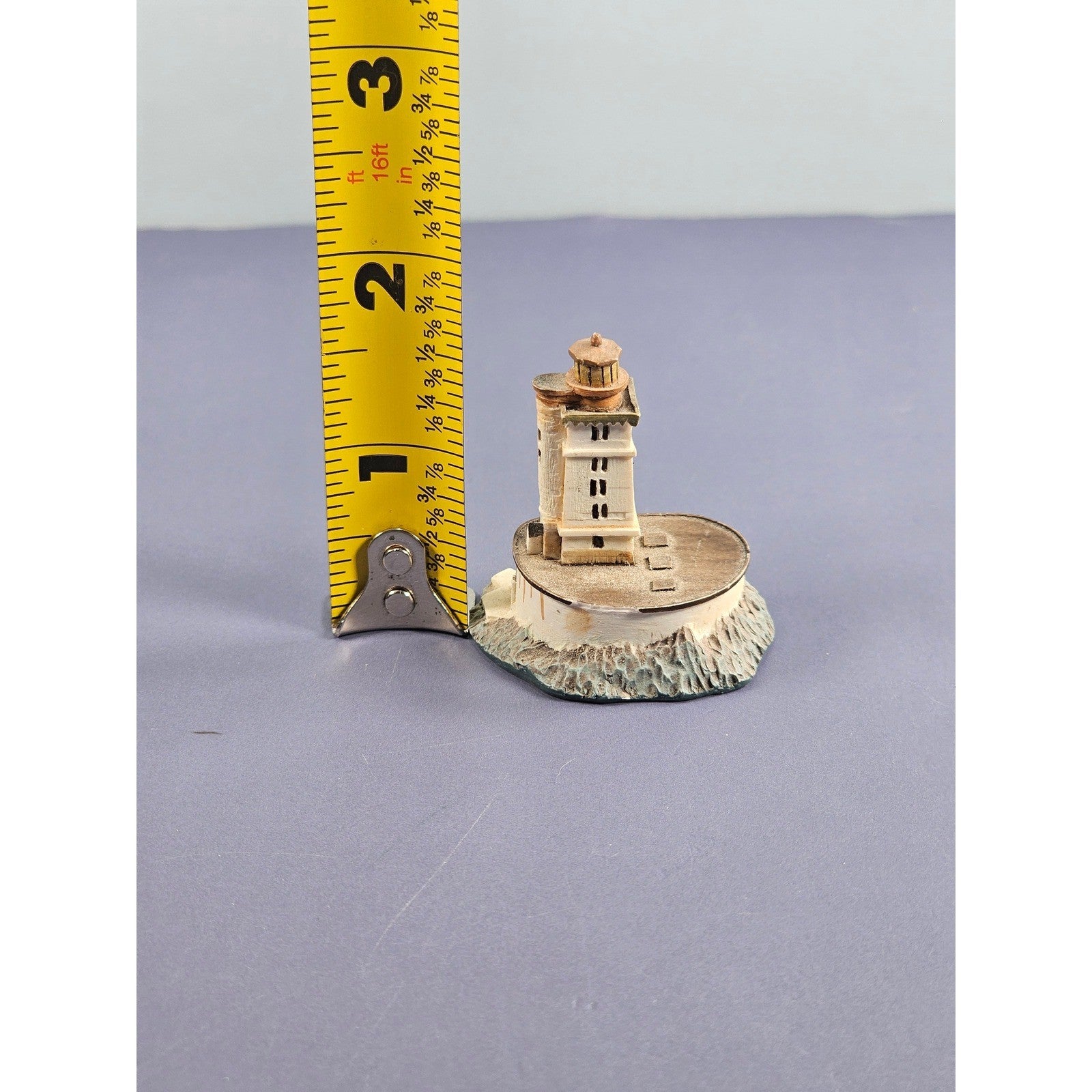 St. George Reef Lighthouse Thimble Miniature Coastal Decor Collectible Chipped