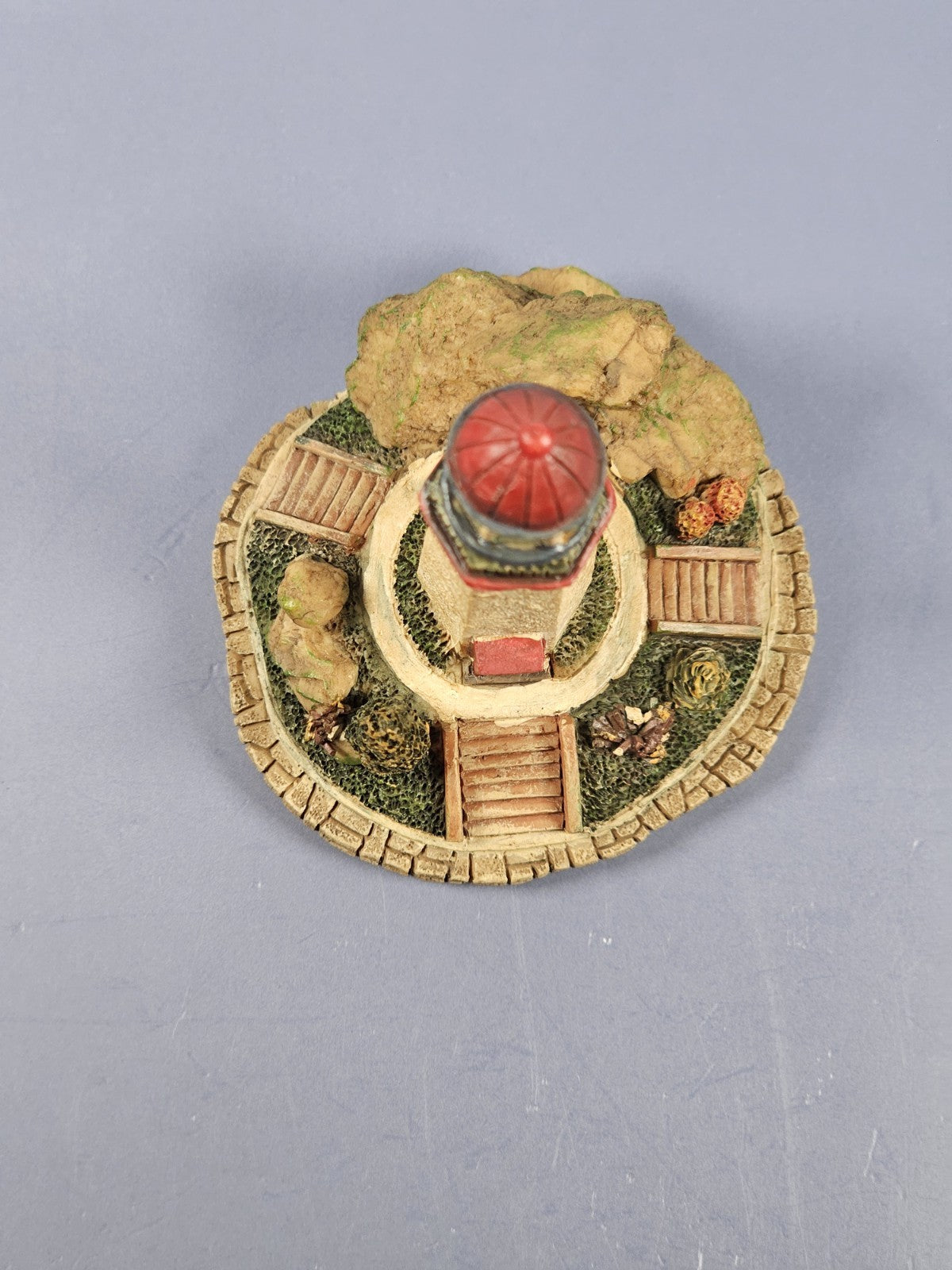 Vintage Ks Collection Lighthouse Figurine 1990s Hand-Painted Keepsake