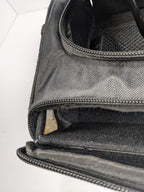 Nintendo DS Gameboy Small Backpack Carrying Case Black Zippered Game Bag