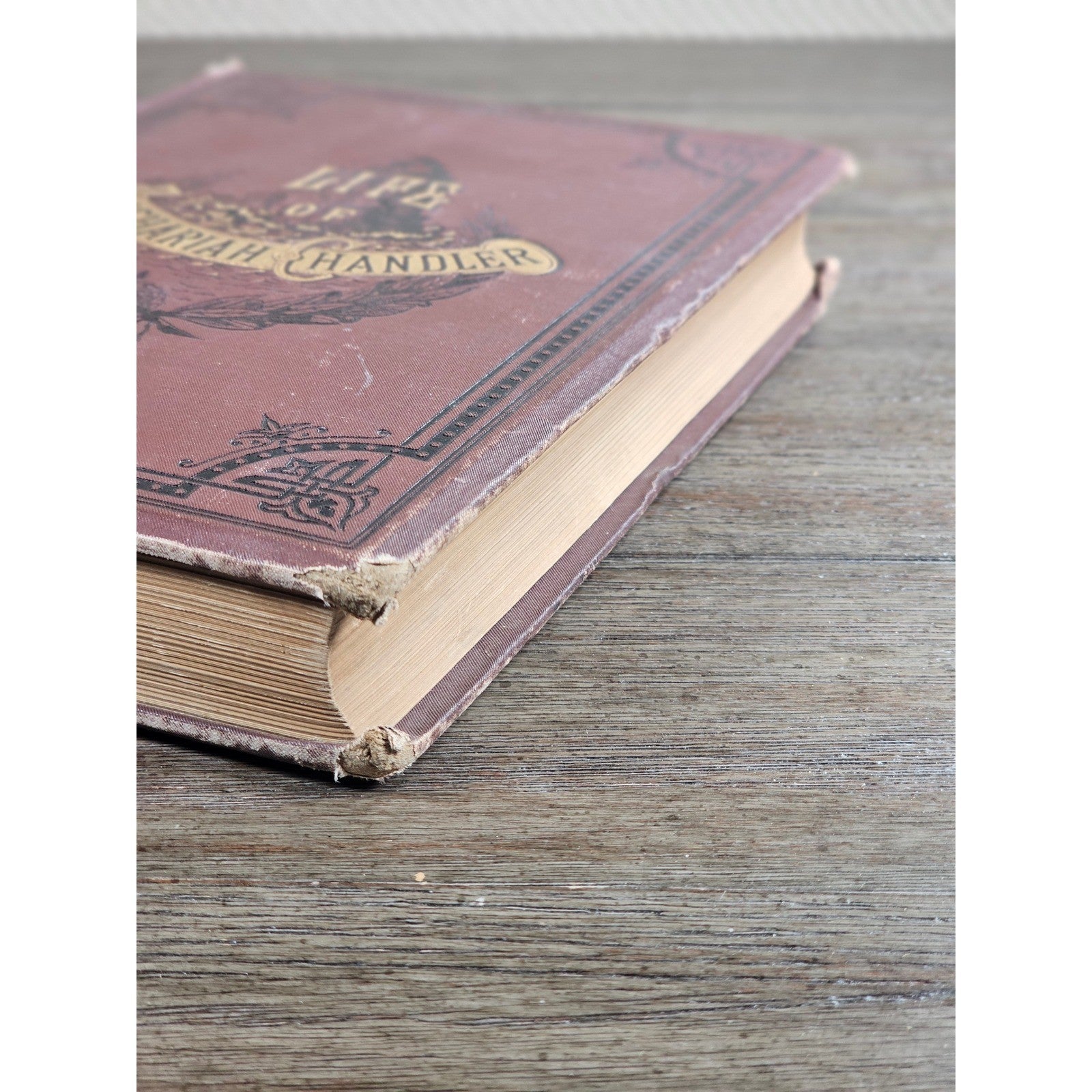 1880 Life of Zachariah Chandler Hardcover Detroit Post Tribune