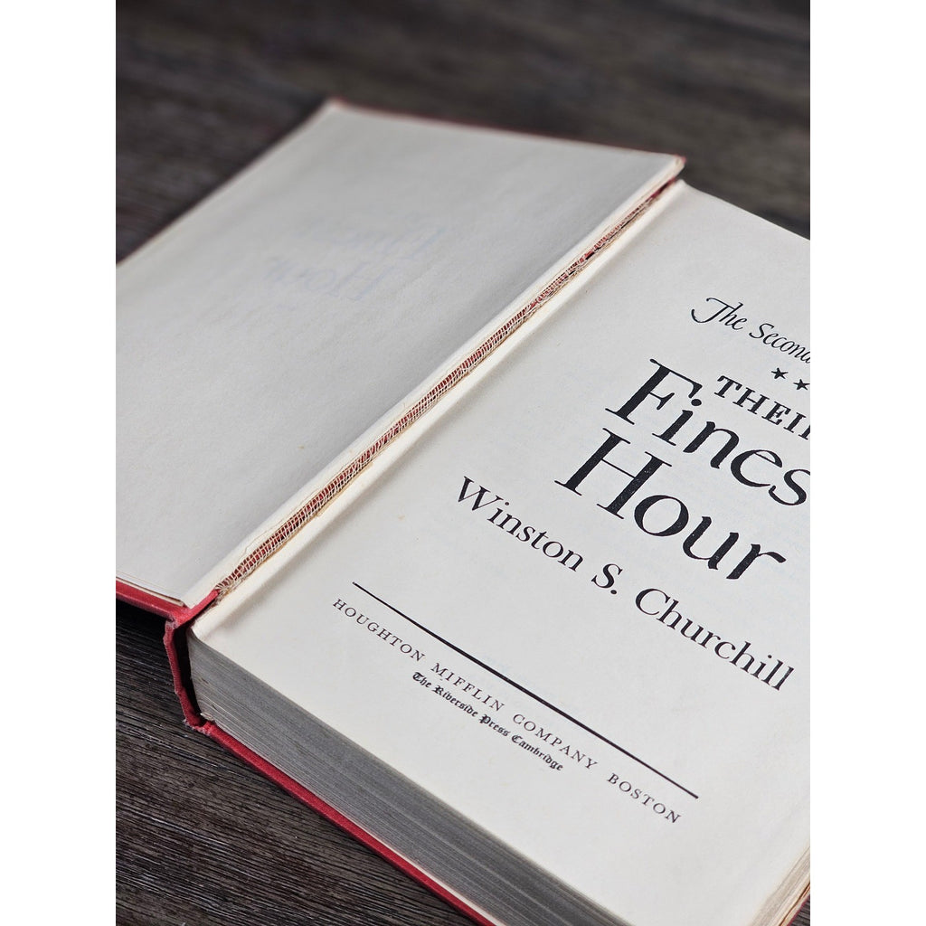 The Second World War Their Finest Hour 1949 Churchill HC