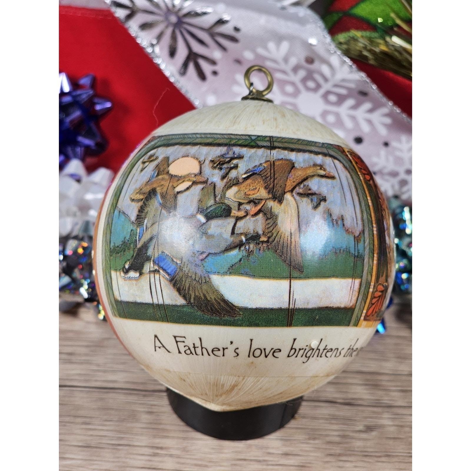 Hallmark 1982  Satin Christmas Ornaments Set of 3 Vintage