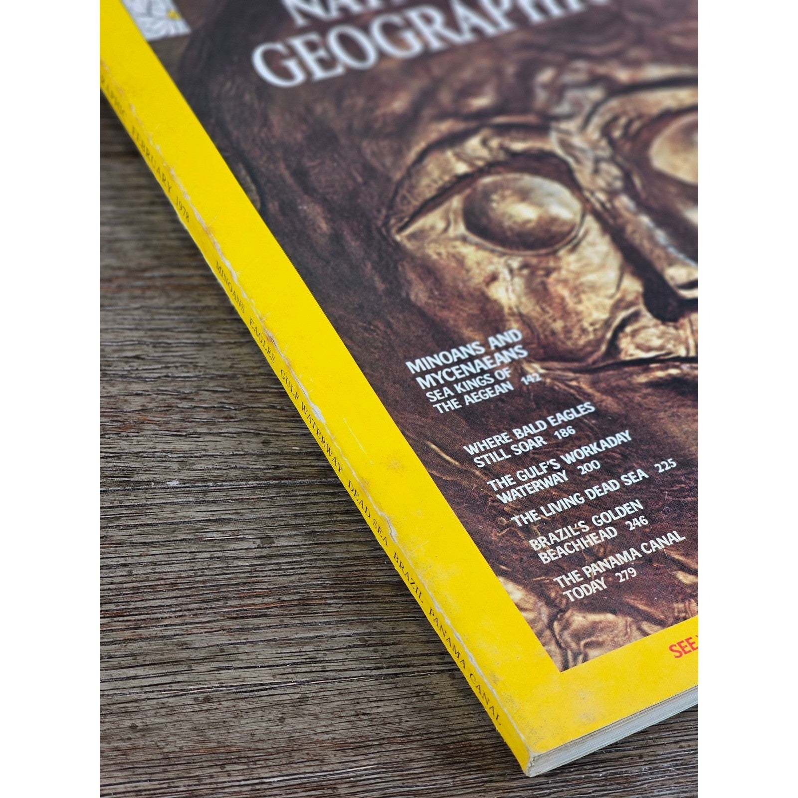 Vintage National Geographic Magazine February 1978 Minoans Mycenaeans