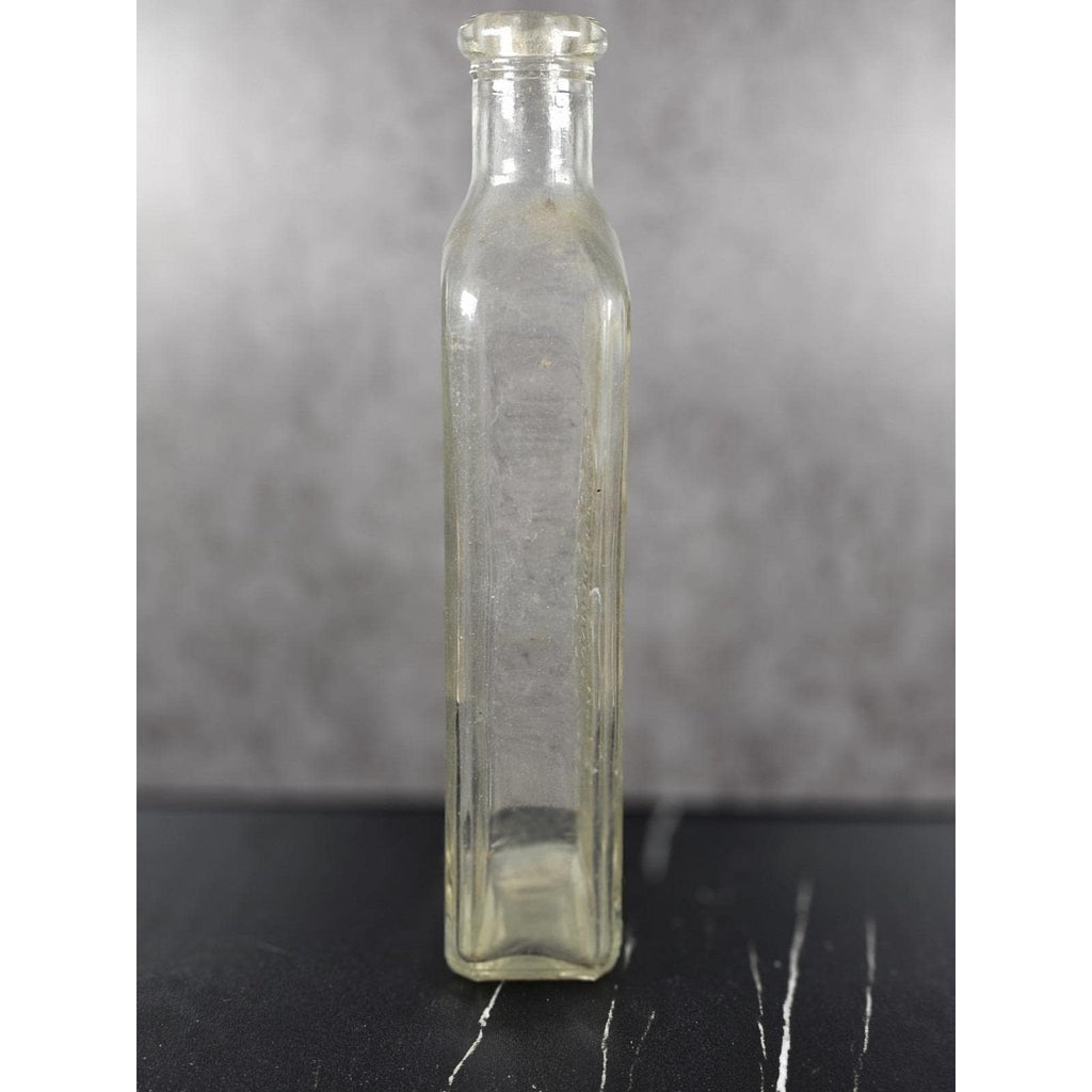 Vintage Rawleighs Embossed Medicine Bottle Clear Glass Apothecary
