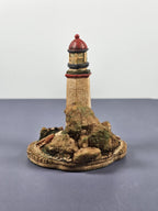 Vintage Ks Collection Lighthouse Figurine 1990s Hand-Painted Keepsake