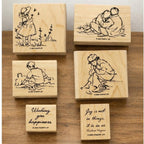 Stampin Up Summer By The Sea Stamp Set 2004 Retired Set of 6