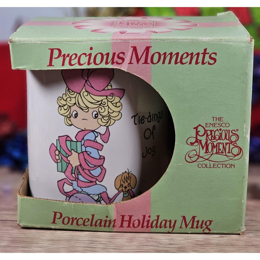 Precious Moments Tie Dings Of Joy Mug 1994 w/ Box