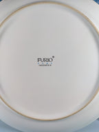 Furio Eden Fruit Motif Oval Platter 11.5″ x 11″ Vintage Porcelain
