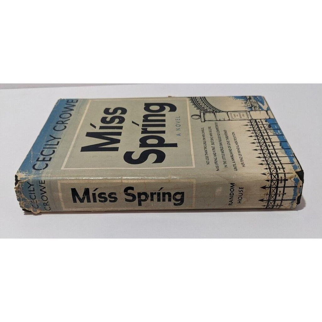 Miss Spring Cecily Crowe 1953 First Edition Signed Book