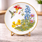 Franklin Mint Northwest Wildflowers Plate 1978 Porcelain