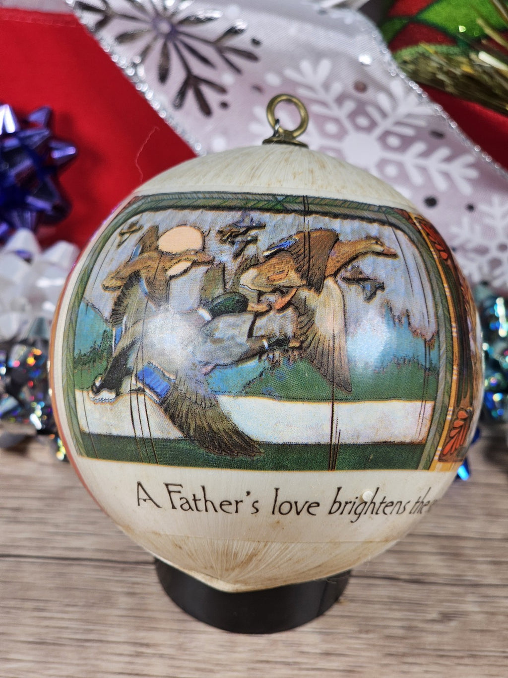 1982 Hallmark Satin String Ornaments Set of 3 Vintage Christmas Balls 3.5"