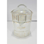 Vintage Czech Porcelain Sugar Jar Lid Victoria Czecho Slovakia 3104