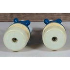 Vintage Smurf School Bus Figures Peyo 1982 Set of 2 Plastic