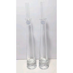 Vintage Badash Crystal Decanter Set of 2 14 3/8″ Handmade Poland