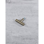 Brushed Brass T Bar Cabinet Knob Modern Drawer Pull Handle