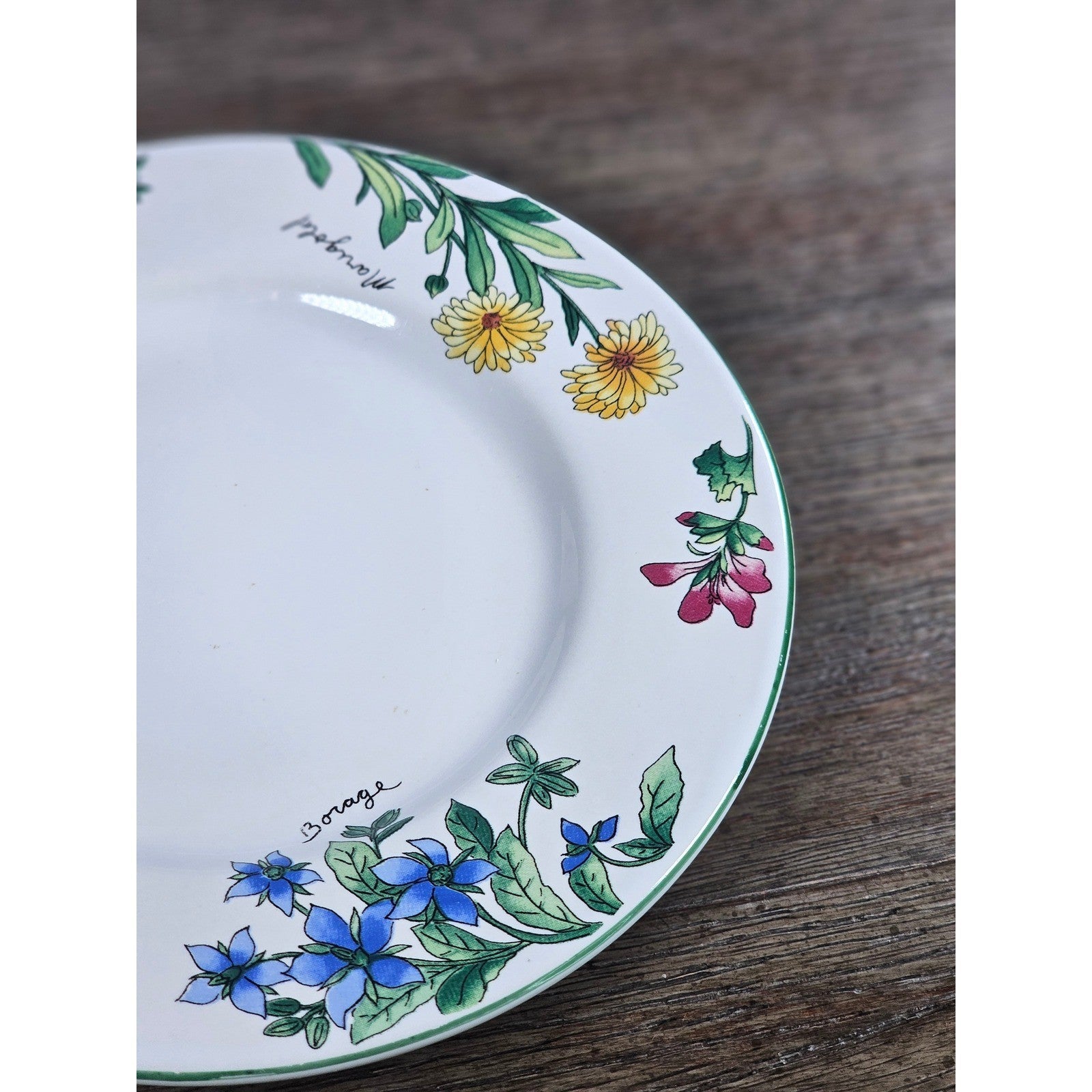 Vintage Majesticware Geranium Cup & Saucer Set by Sakura Floral Stoneware