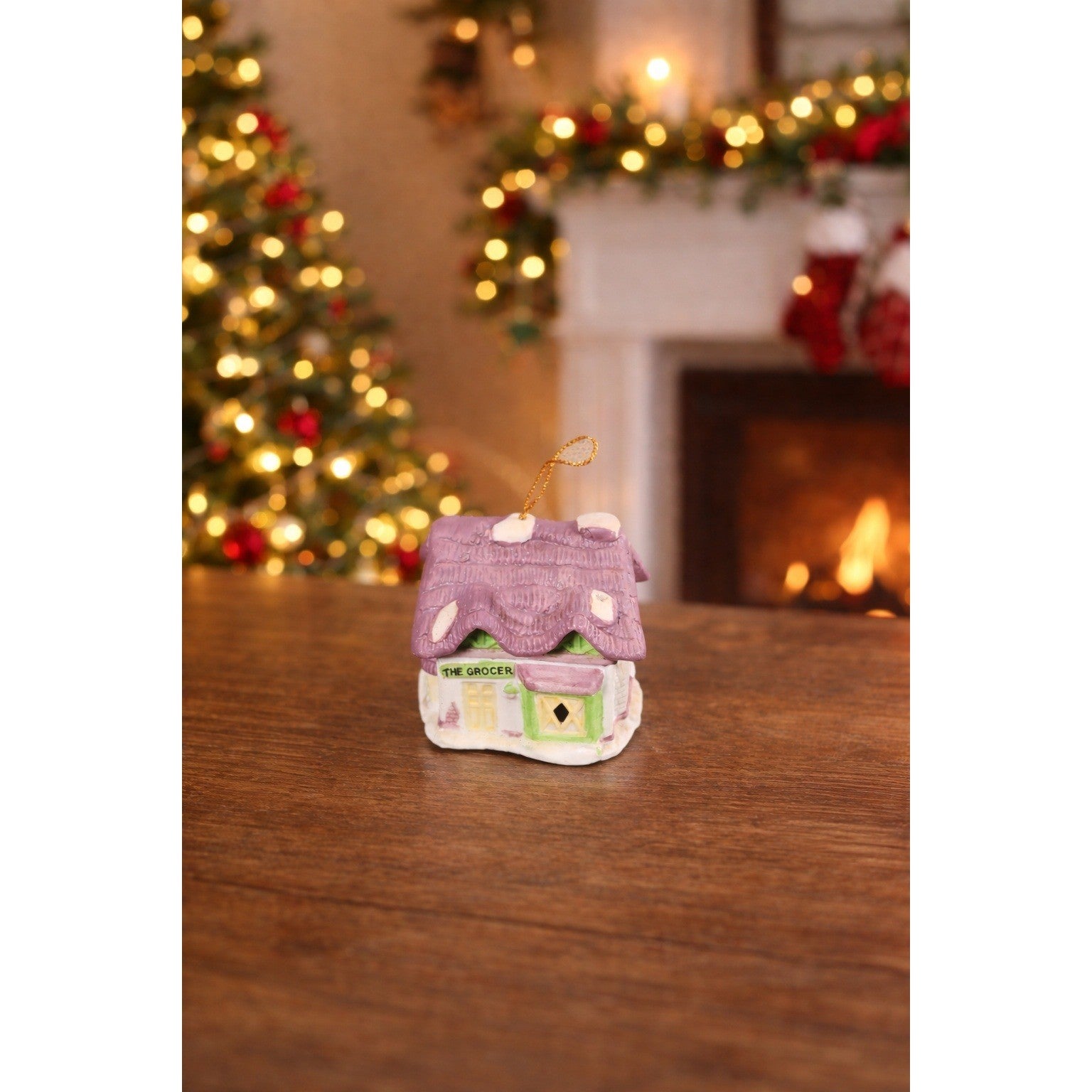 Vintage Reader's Digest Village Ornament The Grocer House 1989