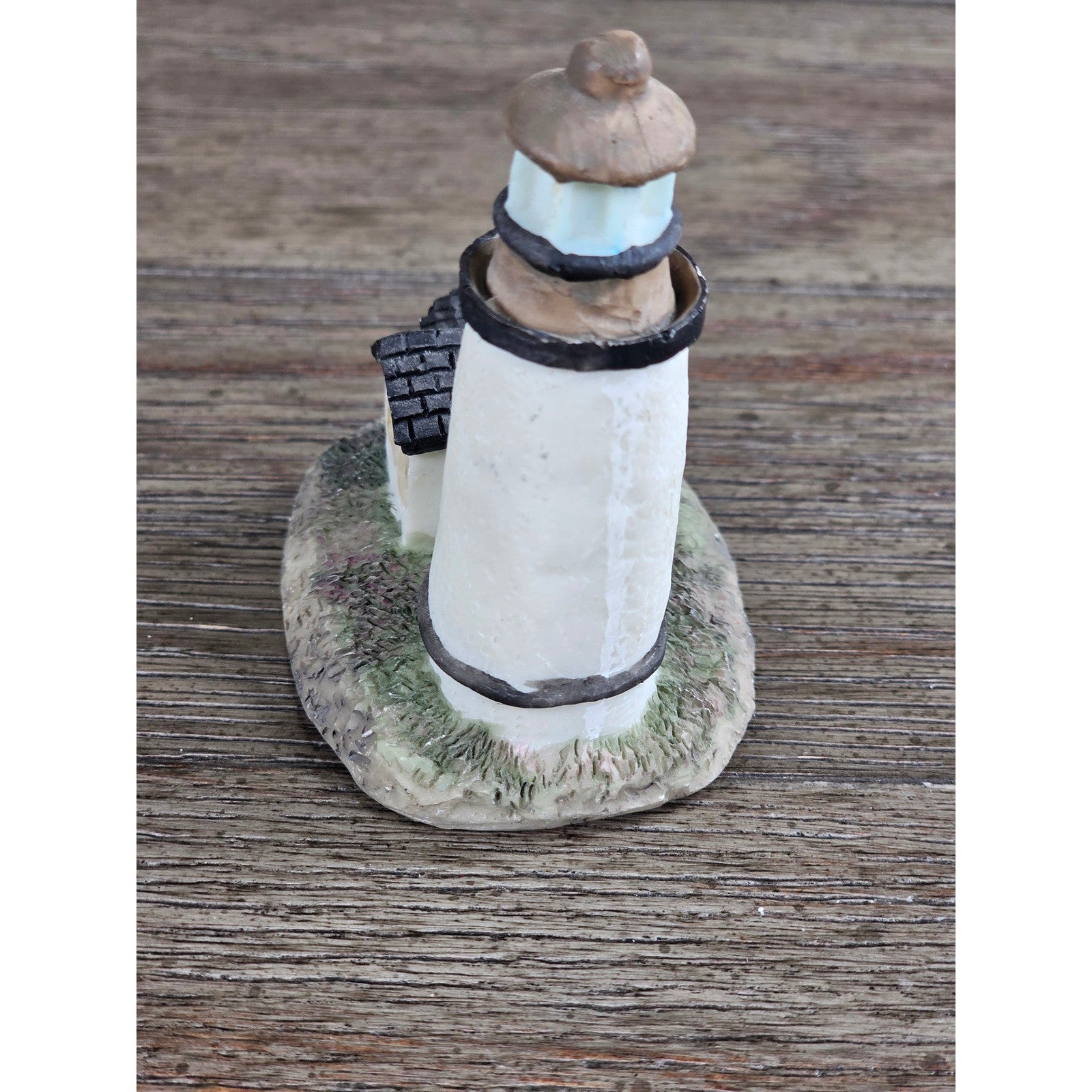 Mini Coastal Lighthouse Figurine Resin Nautical Decor Small Shelf Accent