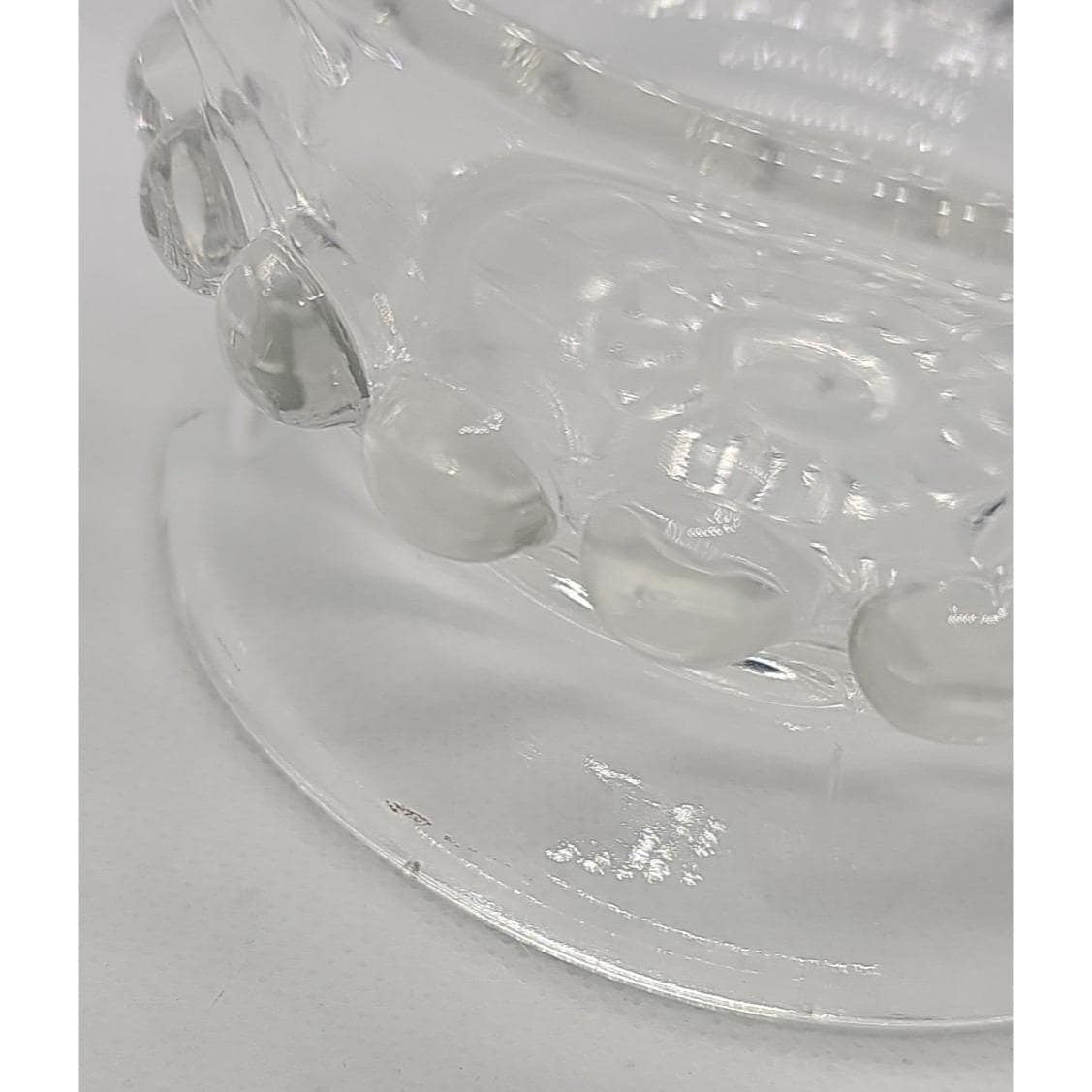 Vintage Clear Glass Sundae Dish Footed Ice Cream Dessert Cup