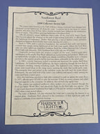 Harbour Lights #530 Southwest Reef  Louisiana Lighthouse Society Exclusive Decor