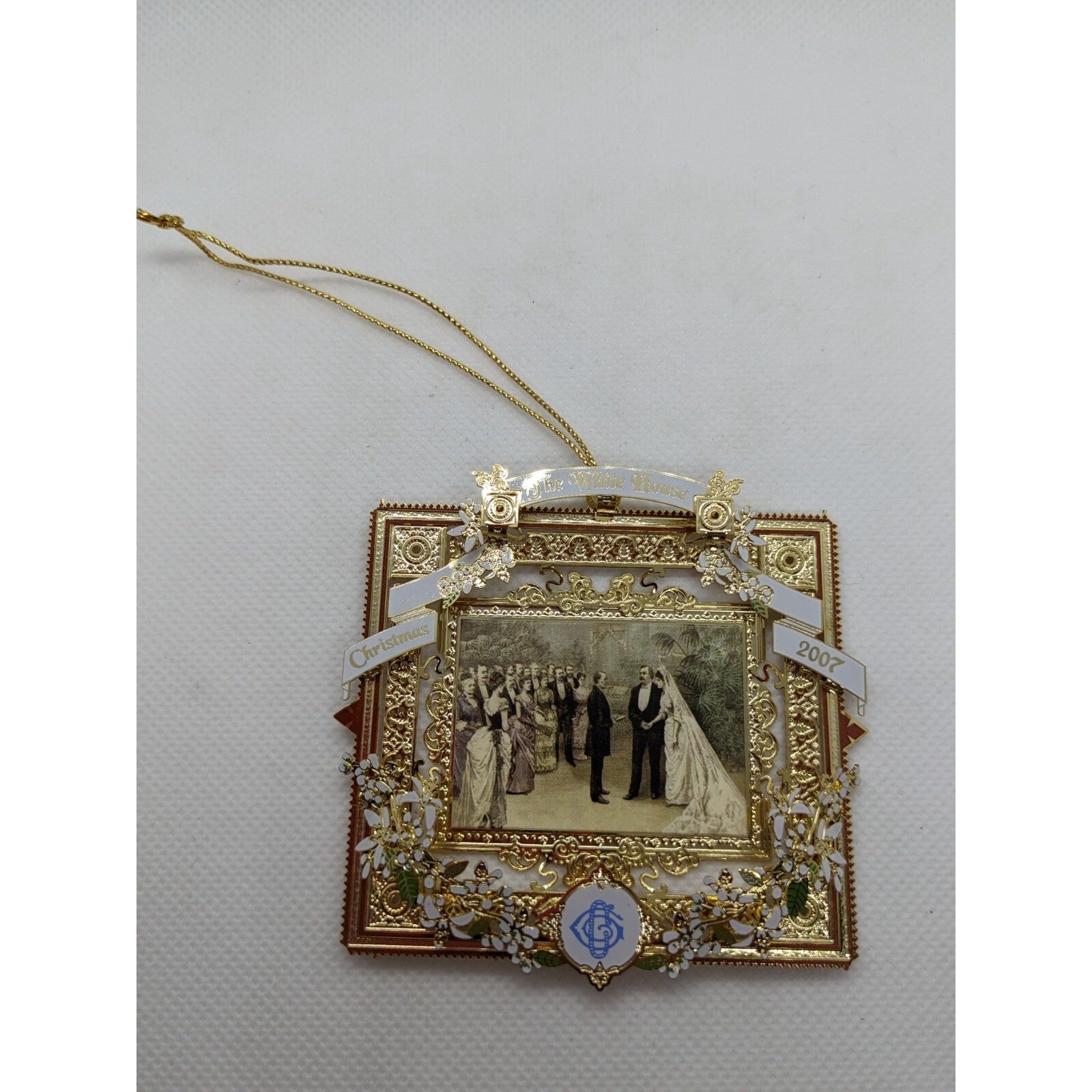 White House Historical Association Christmas Ornament w Box Papers