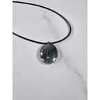 Vintage Miraculous Medal Necklace Oval Catholic Pendant