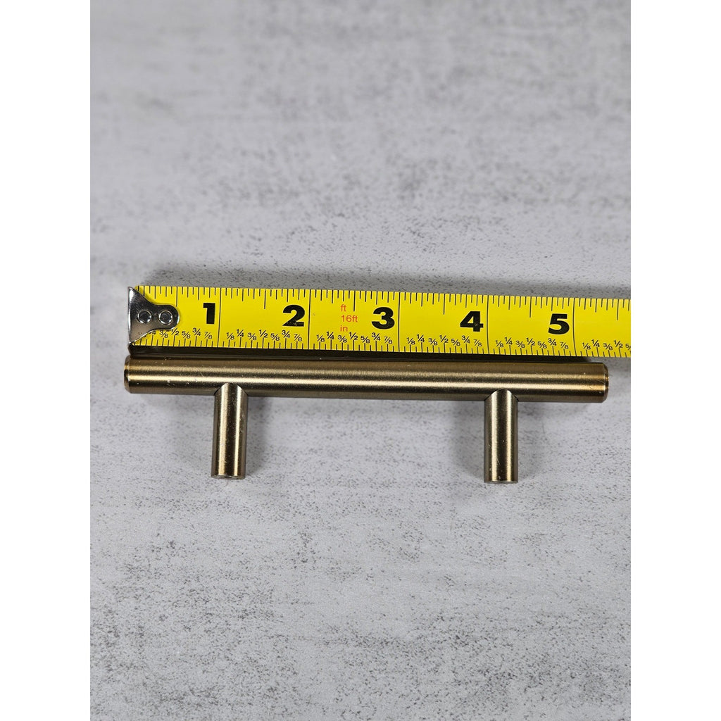 Vintage Brass Cabinet Pull Center Modern Drawer Handle