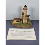 Danbury Mint Point Vicente Lighthouse 1993 COA Figurine