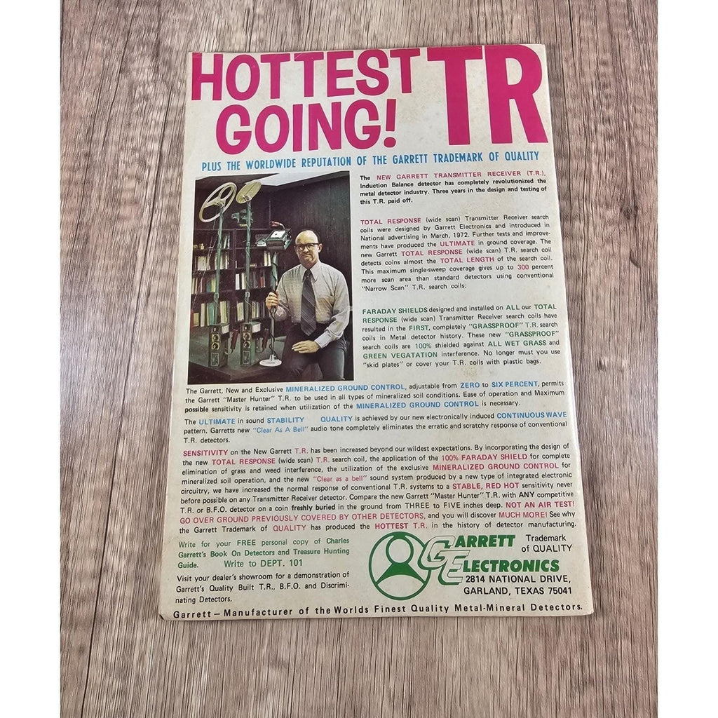 Treasure World Nov 1973 Long John Latham Magazine