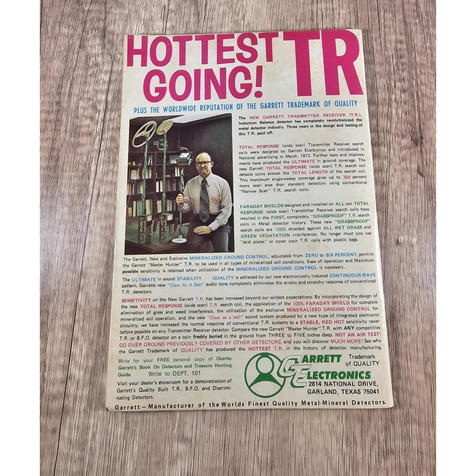 Treasure World Nov 1973 Long John Latham Magazine