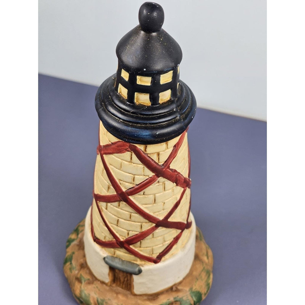 KS Collection Lighthouse Figurine Red Diamond Nautical Decor