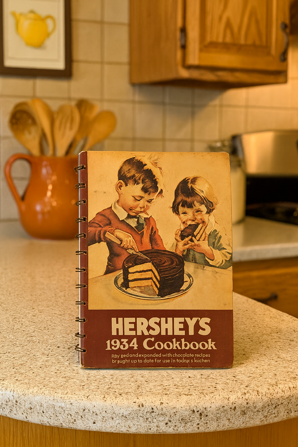 Hershey’s 1934 Cookbook Chocolate Recipes Baking Desserts Hardcover Book (1971)