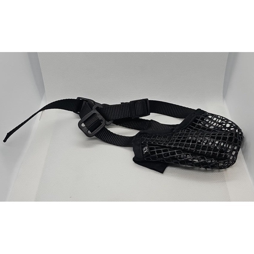 Mayerzon XS Black Dog Muzzle Adjustable Basket Style Pet Accessory