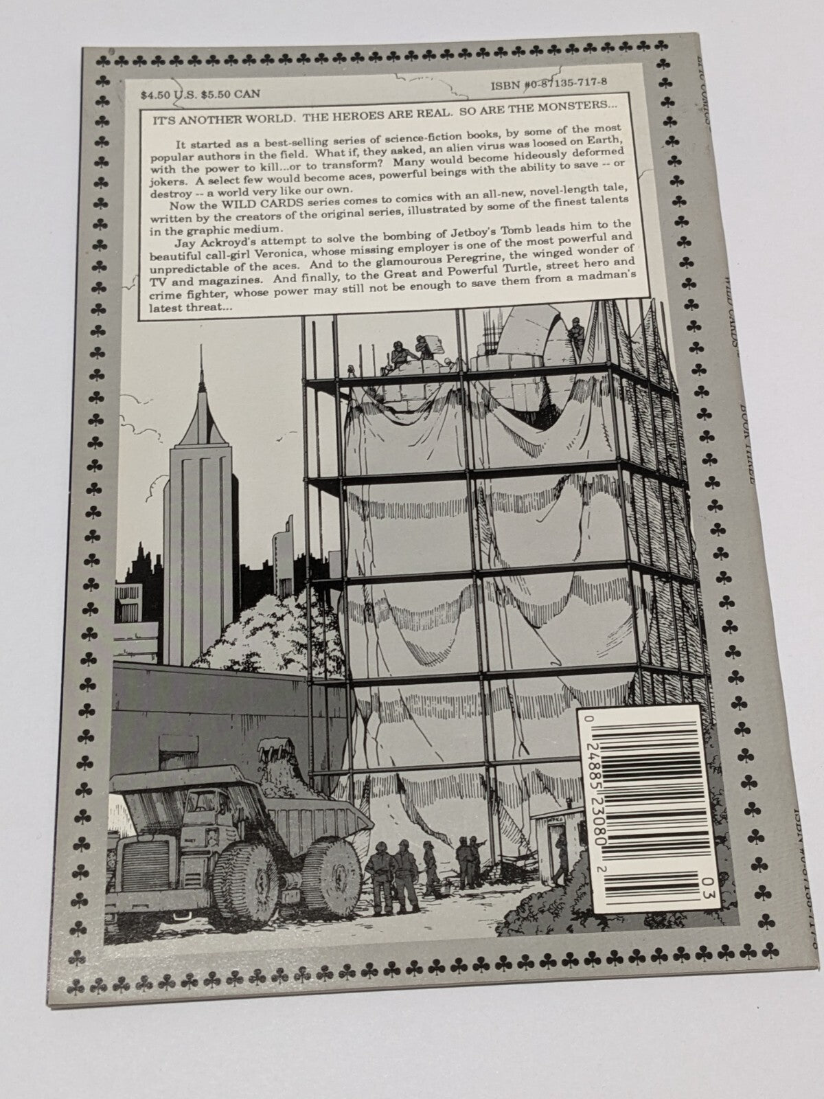 Epic Comics Wild Cards III George RR Martin Contributing Writer 1990 Comic Book