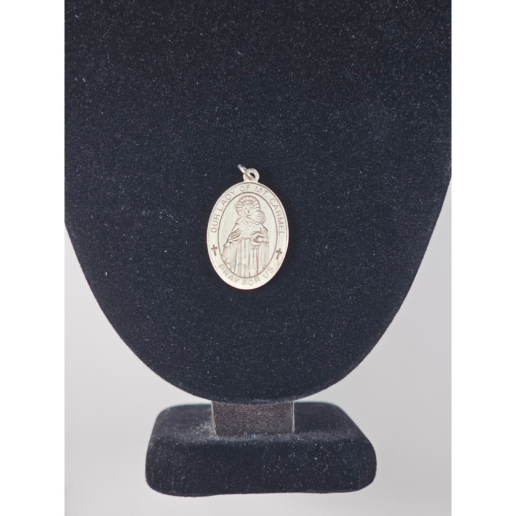 Vintage Sacred Heart & Our Lady of Mt Carmel Medal Pendant