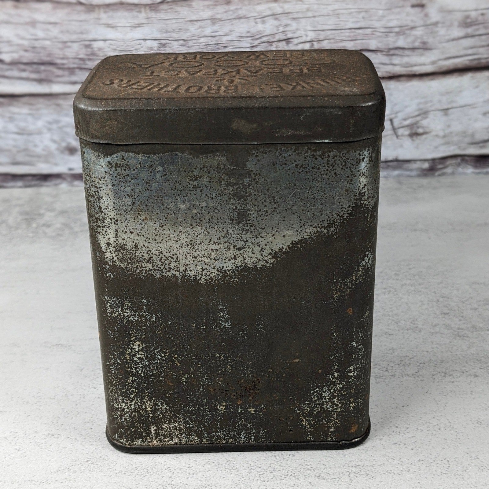Antique Runkel Brothers Breakfast Cocoa Tin York PA
