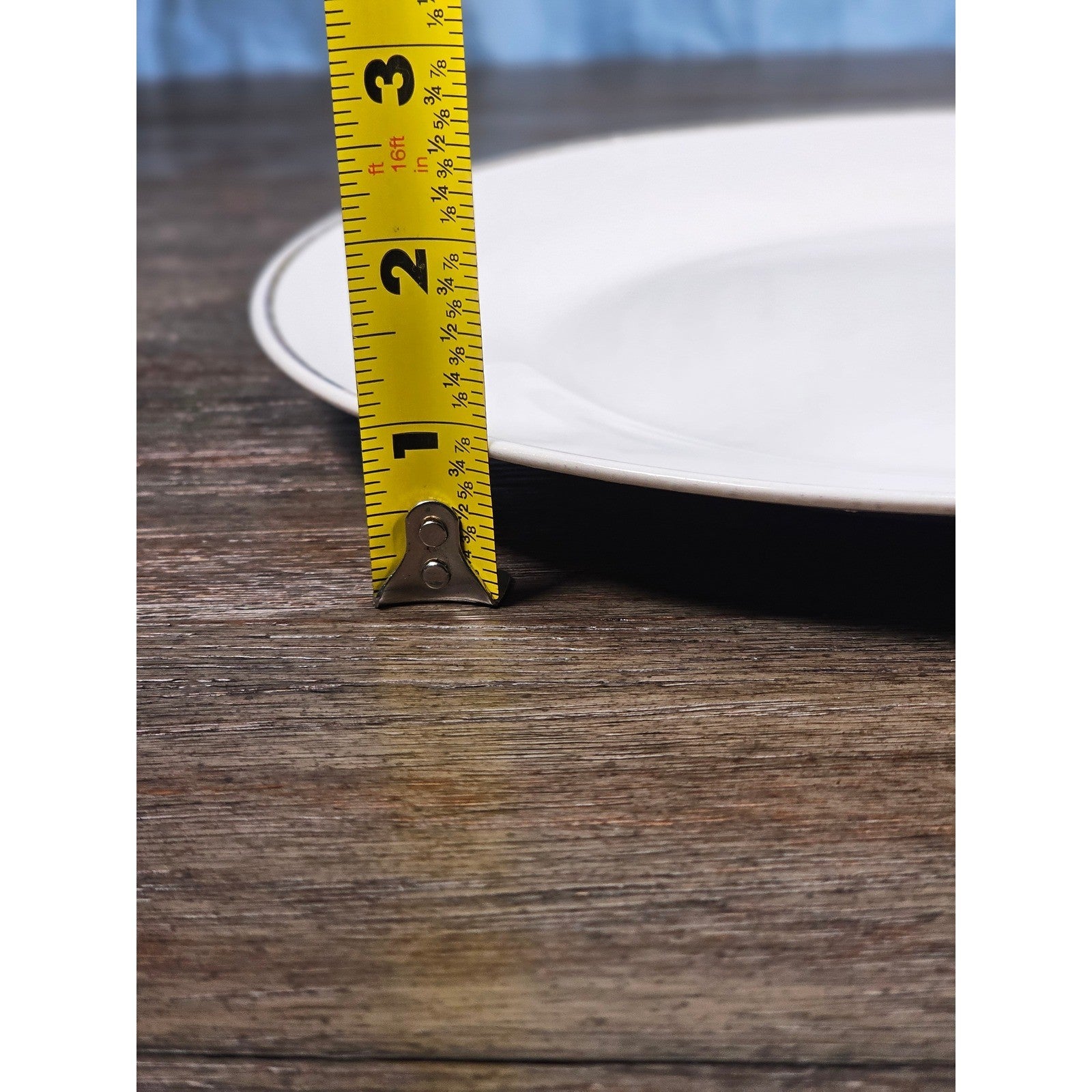 Royal Norfolk White Dinner Plate 10 Inch Gold Rim Hand Wash Only