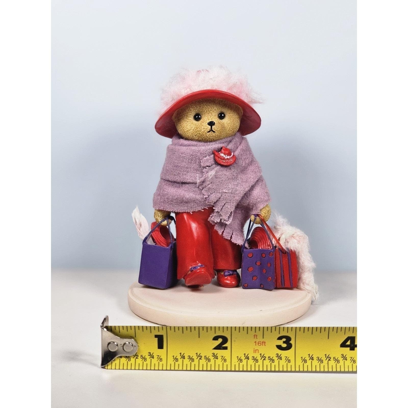 Hamilton Collection Happy Hatters Bear Figurine Limited Edition COA