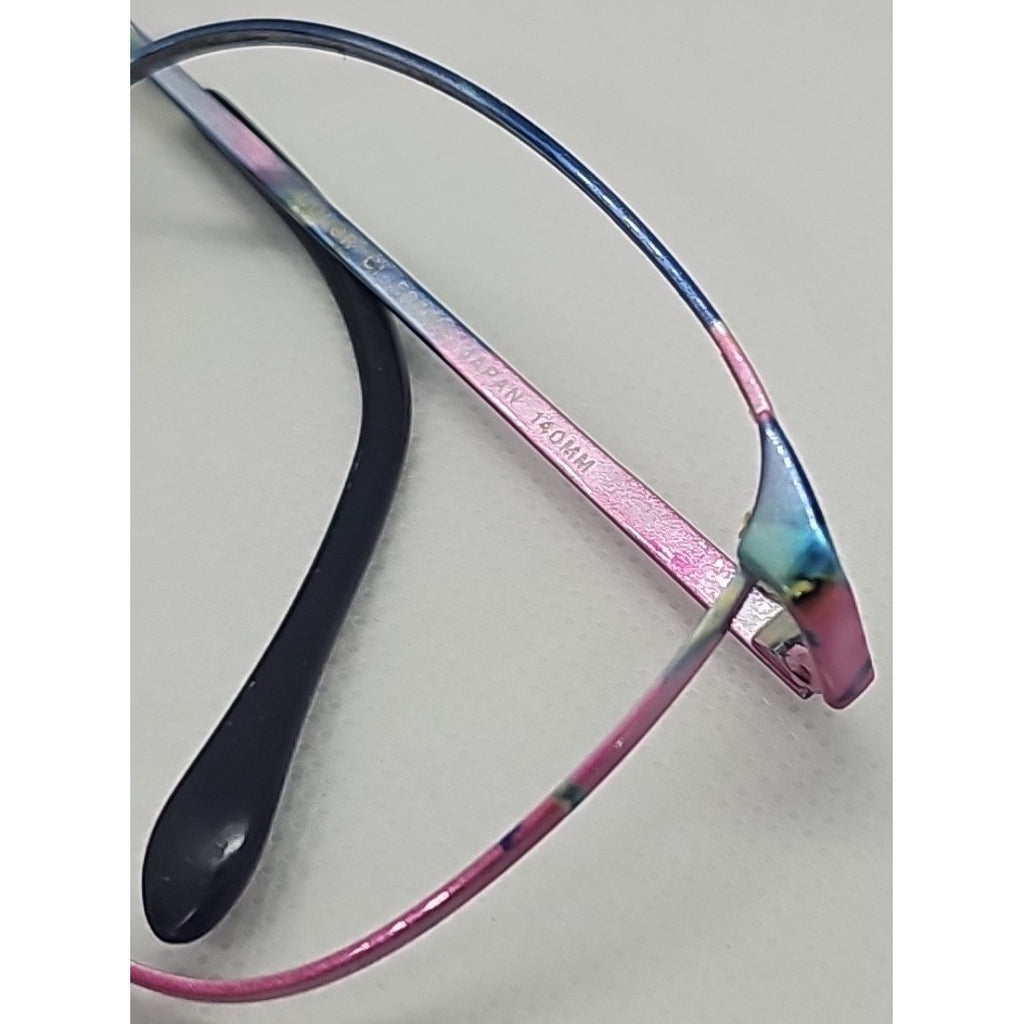 Charmant 4223 Designer Eyeglass Frames Only Teal Speckled 56-18-140