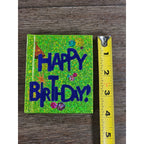 Happy Birthday Mini Gift Book 2002 Armand Eisen 3.5" Square