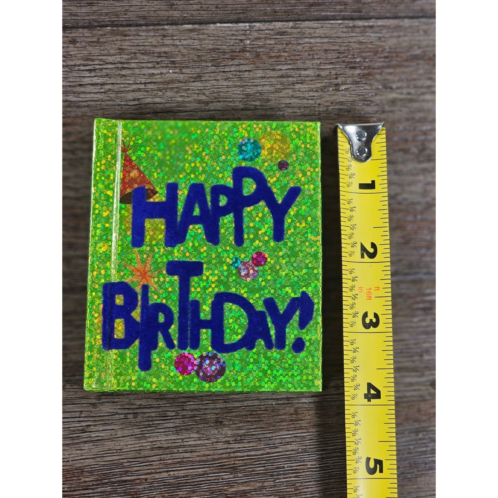 Happy Birthday Mini Gift Book 2002 Armand Eisen 3.5" Square